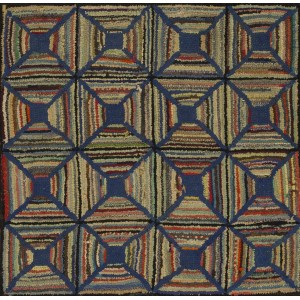 American Hooked Rug #25920